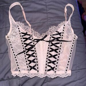 Victoria's Secret Pink Lace Corset